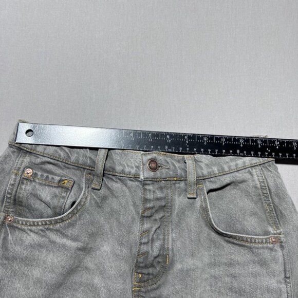 We The Free Lucky You Mid Rise Barrel Jeans Womens 26 Gray High Rise Pants - Picture 10 of 16